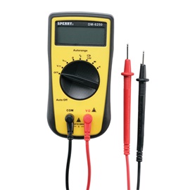 Multímetro digital, voltaje de CA / CC de 7 funciones, resistencia,  continuidad, diodo, batería, sonda de temperatura, 19 Range Auto, 1 cada uno