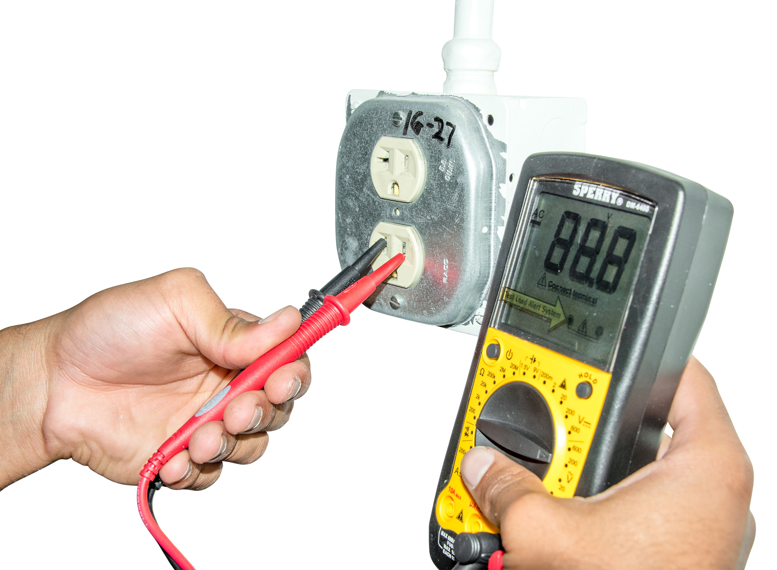 Digital Multimeter, 8 Function AC/DC Voltage and Current