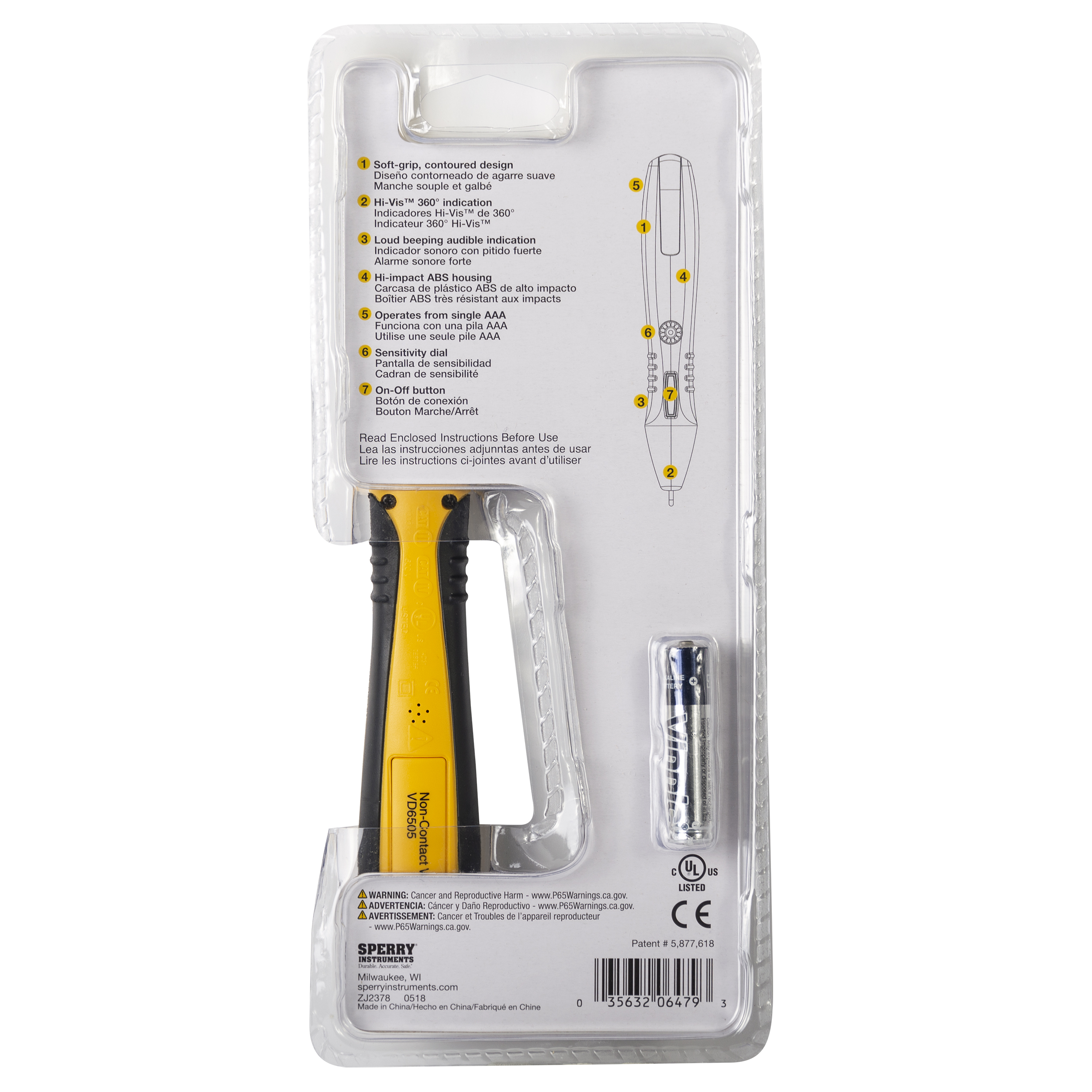 Sperry Voltage Detector Non Contact VD6505 