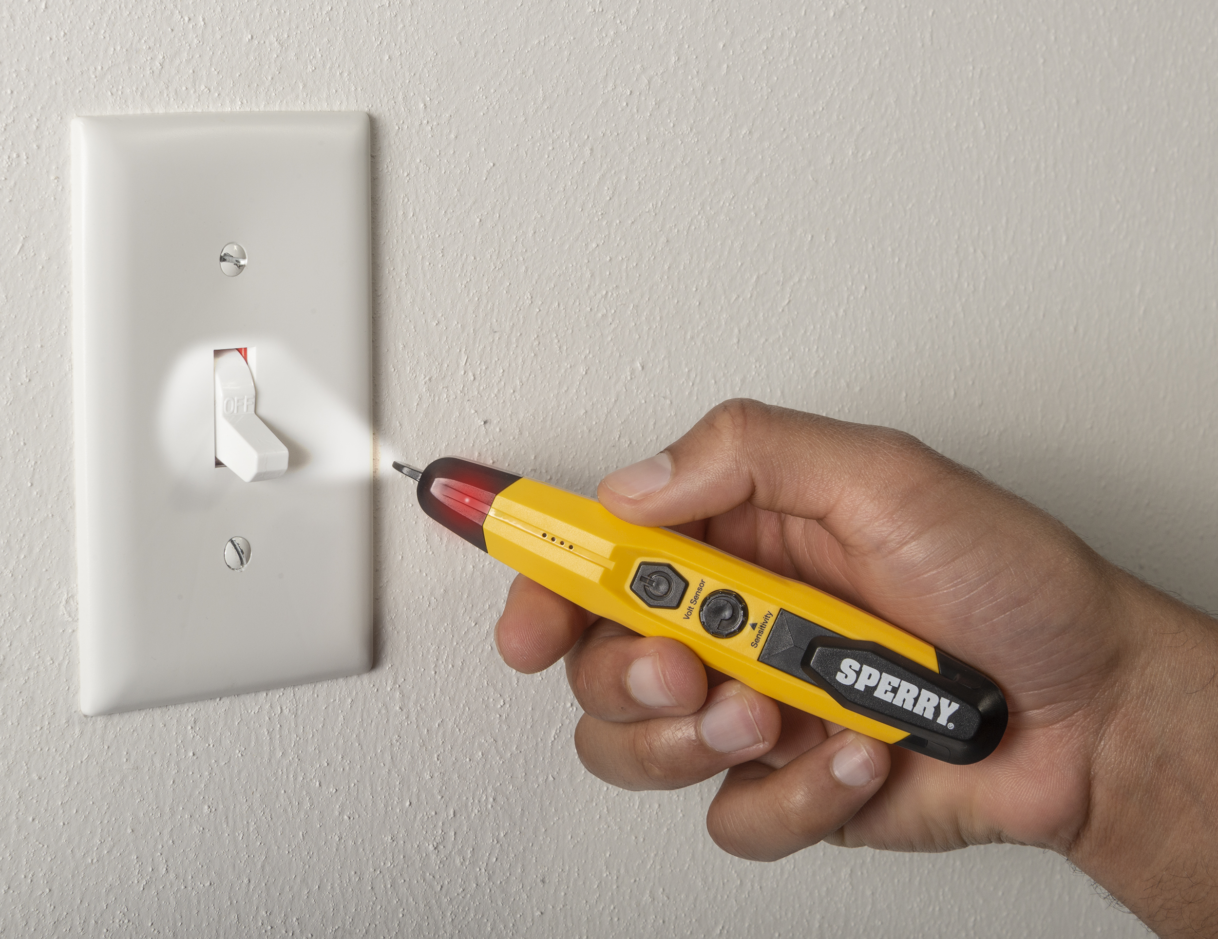 Adjustable Non Contact Voltage Detector with Flashlight